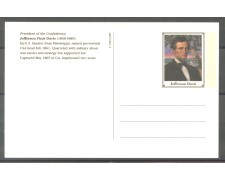 1994 - STATI UNITI - LOTTO/39911 - JEFFERSON DAVIS - CARTOLINA POSTALE - NUOVA 1994 - STATI UNITI - LOTTO/39911 - JEFFERSON DAVIS - CARTOLINA POSTALE - NUOVA