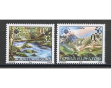 2004 - SERBIA MONTENEGRO - LOTTO/37649 - PROTEZIONE DELLA NATURA 2v. - NUOVI 2004 - SERBIA MONTENEGRO - LOTTO/37649 - PROTEZIONE DELLA NATURA 2v. - NUOVI