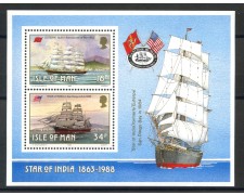1988 - ISOLA DI MAN - VELIERI - FOGLIETTO NUOVO - LOTTO/36014 1988 - ISOLA DI MAN - VELIERI - FOGLIETTO NUOVO - LOTTO/36014