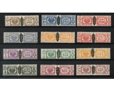1945 - LUOGOTENENZA - LOTTO/40868 - PACCHI POSTALI SOPRASTAMPATI 12v. - NUOVI 1945 - LUOGOTENENZA - LOTTO/40868 - PACCHI POSTALI SOPRASTAMPATI 12v. - NUOVI
