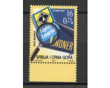 2004 - SERBIA MONTENEGRO - LOTTO/37655 - GIORNATA FRANCOBOLLO - NUOVO 2004 - SERBIA MONTENEGRO - LOTTO/37655 - GIORNATA FRANCOBOLLO - NUOVO