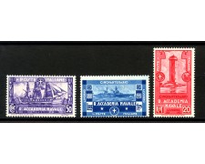 1931 - LOTTO/37959 - REGNO - ACCADEMIA NAVALE 3v. - NUOVI 1931 - LOTTO/37959 - REGNO - ACCADEMIA NAVALE 3v. - NUOVI