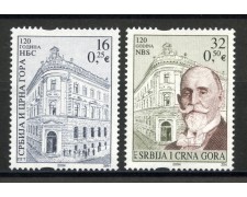 2004 - SERBIA MONTENEGRO - LOTTO/37656 - BANCA NAZIONALE 2v. - NUOVI 2004 - SERBIA MONTENEGRO - LOTTO/37656 - BANCA NAZIONALE 2v. - NUOVI