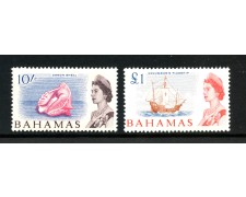 1965 - BAHAMAS - LOTTO/41858 - EFFIGIE DELLA REGINA ELISABETTA 2v. - NUOVI 1965 - BAHAMAS - LOTTO/41858 - EFFIGIE DELLA REGINA ELISABETTA 2v. - NUOVI
