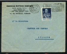 1925 - REGNO - LOTTO/40438 - 1 Lira GIUBILEO DEL RE - BUSTA PER LA SVIZZERA 1925 - REGNO - LOTTO/40438 - 1 Lira GIUBILEO DEL RE - BUSTA PER LA SVIZZERA
