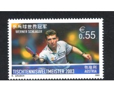 2003 - AUSTRIA - LOTTO/41979 - TENNIS DA TAVOLO - NUOVO