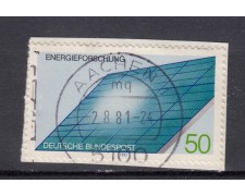 1981 - GERMANIA FEDERALE - FONTI DI ENERGIA - USATO - LOTTO/31407U