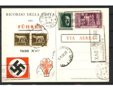 Kingdom of Italy 1938 Commemorative Card, State Visit to Italy - LOTTO/40444