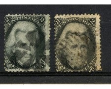 1863 - STATI UNITI - LOTTO/48484 - 2 CENT. A. JACKSON USATI 1863 - STATI UNITI - LOTTO/48484 - 2 CENT. A. JACKSON USATI