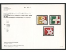 2015 - SVIZZERA - LOTTO/37877F - NUOVI CANTONI 3v. - NUOVI - FOLDER