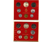 1968/1977 - VATICANO - LOTTO/M48119 - INSIEME DI 7 SERIE COMPLETE DIFFERENTI DI MONETE PAPA PAOLO VI° 1968/1977 - VATICANO - LOTTO/M48119 - INSIEME DI 7 SERIE COMPLETE DIFFERENTI DI MONETE PAPA PAOLO VI°