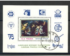 1979 - POLONIA - EXPO FILATELICA EUROPEA - FOGLIETTO USATO - LOTTO/36032 1979 - POLONIA - EXPO FILATELICA EUROPEA - FOGLIETTO USATO - LOTTO/36032