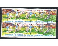 1994 - SAN MARINO - LOTTO/47963 - MONDIALI DI CALCIO  2 SERIE COMPLETE USATI