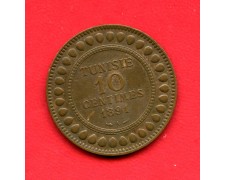 1891 - TUNISIA - LOTTO/M41869 - 10 CENTESIMI BRONZO 1891 - TUNISIA - LOTTO/M41869 - 10 CENTESIMI BRONZO