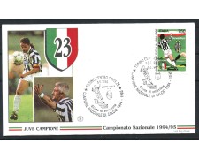 1995 - REPUBBLICA - LOTTO/38869A - SCUDETTO JUVENTUS - BUSTA FDC