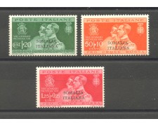 1930 - SOMALIA - LOTTO/40717 - NOZZE DEL PRINCIPE UMBERTO 3v. - NUOVI 1930 - SOMALIA - LOTTO/40717 - NOZZE DEL PRINCIPE UMBERTO 3v. - NUOVI
