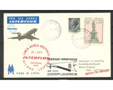 1974 - REPUBBLICA - LOTTO/42735 - VOLO INTERFLUG MILANO LIPSIA 1974 - REPUBBLICA - LOTTO/42735 - VOLO INTERFLUG MILANO LIPSIA