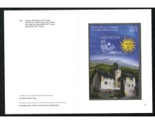 2011 - SVIZZERA - LOTTO/37794F - GIORNATA DEL FRANCOBOLLO FOGLIETTO - NUOVO - FOLDER 2011 - SVIZZERA - LOTTO/37794F - GIORNATA DEL FRANCOBOLLO FOGLIETTO - NUOVO - FOLDER