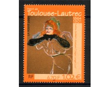 2001 - FRANCIA - LOTTO/38704 - TOULOUSE LAUTREC - NUOVO 2001 - FRANCIA - LOTTO/38704 - TOULOUSE LAUTREC - NUOVO
