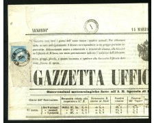1851 - LOMBARDO VENETO - LOTTO/39939 - 6 K. SU GIORNALE GAZZETTA UFFICIALE 1851 - LOMBARDO VENETO - LOTTO/39939 - 6 K. SU GIORNALE GAZZETTA UFFICIALE