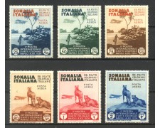 1934 - SOMALIA - LOTTO/40726 - POSTA AEREA ARTE COLONIALE 6v. - NUOVI 1934 - SOMALIA - LOTTO/40726 - POSTA AEREA ARTE COLONIALE 6v. - NUOVI