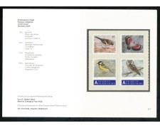 2007 - SVIZZERA - FAUNA UCCELLI 4v. - FOLDER - NUOVI - LOTTO/37561F 2007 - SVIZZERA - FAUNA UCCELLI 4v. - FOLDER - NUOVI - LOTTO/37561F