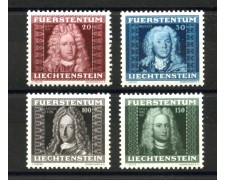 1941 - LIECHTENSTEIN - LOTTO/40900 - PRINCIPI 4 v. - NUOVO 1941 - LIECHTENSTEIN - LOTTO/40900 - PRINCIPI 4 v. - NUOVO