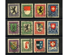 1924/1926- SVIZZERA - LOTTO/41668 - PRO JUVENTUTE 1924/1925/1926 -  3 SERIE COMPLETE USATE