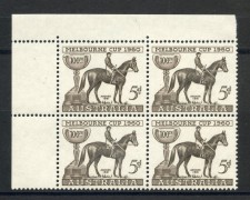 1960 - AUSTRALIA - LOTTO/38954 - COPPA IPPICA - NUOVI QUARTINA