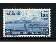 1936 - REGNO - LOTTO/48498 - 1,25+1 Lira BIMILLENARIO DI ORAZIO - NUOVO 1936 - REGNO - LOTTO/48498 - 1,25+1 Lira BIMILLENARIO DI ORAZIO - NUOVO