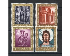 1961 - SPAGNA - LOTTO/38959 - ARTE ROMANICA 4v. - NUOVI 1961 - SPAGNA - LOTTO/38959 - ARTE ROMANICA 4v. - NUOVI