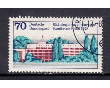 1978 - GERMANIA FEDERALE - UNIONE INTERPARLAMENTARE - USATO - LOTTO/31437U 1978 - GERMANIA FEDERALE - UNIONE INTERPARLAMENTARE - USATO - LOTTO/31437U