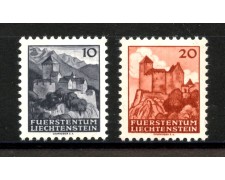 1943 - LIECHTENSTEIN - LOTTO/40906 - CASTELLI 2 v. - NUOVI 1943 - LIECHTENSTEIN - LOTTO/40906 - CASTELLI 2 v. - NUOVI