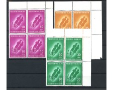 1962 - MALESIA - LOTTO/38834q - ISTRUZIONE PRIMARIA 3v. - NUOVI QUARTINE 1962 - MALESIA - LOTTO/38834q - ISTRUZIONE PRIMARIA 3v. - NUOVI QUARTINE
