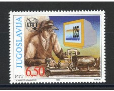 1990 - JUGOSLAVIA - LOTTO/38534 - ANNIVERSARIO U.I.T. - NUOVO 1990 - JUGOSLAVIA - LOTTO/38534 - ANNIVERSARIO U.I.T. - NUOVO