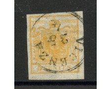1852/57 - LOMBARDO VENETO - LOTTO/40481 - 5 Centesimi  ARANCIO - USATO 