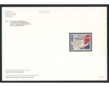 2016 - SVIZZERA - LOTTO/38027F - GIORNATA AEROFILATELIA - NUOVO - FOLDER 2016 - SVIZZERA - LOTTO/38027F - GIORNATA AEROFILATELIA - NUOVO - FOLDER
