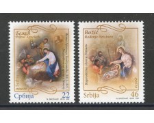 2010 - SERBIA REPUBBLICA - NATALE 2v. - NUOVI - LOTTO/35159 2010 - SERBIA REPUBBLICA - NATALE 2v. - NUOVI - LOTTO/35159