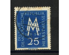 1957 - GERMANIA ORIENTALE - 25p. FIERA DI LIPSIA - USATO - LOTTO32181 1957 - GERMANIA ORIENTALE - 25p. FIERA DI LIPSIA - USATO - LOTTO32181