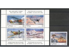 2010 - SERBIA REPUBBLICA - CENTENARIO AVIAZIONE 5v. - NUOVI - LOTTO/35162 2010 - SERBIA REPUBBLICA - CENTENARIO AVIAZIONE 5v. - NUOVI - LOTTO/35162