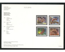 2016 - SVIZZERA - LOTTO/37903F - ANIMALI NOTTURNI 4v. - NUOVI - FOLDER 2016 - SVIZZERA - LOTTO/37903F - ANIMALI NOTTURNI 4v. - NUOVI - FOLDER