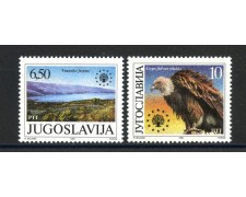 1990 - JUGOSLAVIA - LOTTO/38555 - PROTEZIONE DELLA NATURA - 2v. - NUOVI 1990 - JUGOSLAVIA - LOTTO/38555 - PROTEZIONE DELLA NATURA - 2v. - NUOVI