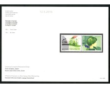2016 - SVIZZERA - LOTTO/37905F - EUROPA ECOLOGIA 2v. - NUOVI - FOLDER 2016 - SVIZZERA - LOTTO/37905F - EUROPA ECOLOGIA 2v. - NUOVI - FOLDER