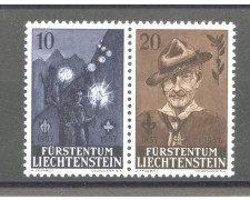 1957 - LIECHTENSTEIN - LOTTO/40941 - CENTENARIO SCOUTISMO 2 v. - NUOVI 1957 - LIECHTENSTEIN - LOTTO/40941 - CENTENARIO SCOUTISMO 2 v. - NUOVI