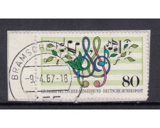 1987 - GERMANIA FEDERALE - SOCIETA' CORALE - USATO - LOTTO/31336U 1987 - GERMANIA FEDERALE - SOCIETA' CORALE - USATO - LOTTO/31336U