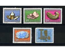 1960 - SVIZZERA - LOTTO/39434 - PRO PATRIA 5v. - NUOVI 1960 - SVIZZERA - LOTTO/39434 - PRO PATRIA 5v. - NUOVI