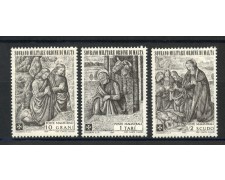 1969 - SOVRANO MILITARE DI MALTA - AFFRESCHI DEL PERUGINO 3v. NUOVI - LOTTO/32232 1969 - SOVRANO MILITARE DI MALTA - AFFRESCHI DEL PERUGINO 3v. NUOVI - LOTTO/32232