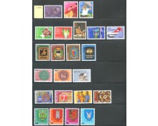 1981 - SVIZZERA - LOTTO/39457 - ANNATA COMPLETA 23v. - NUOVI 1981 - SVIZZERA - LOTTO/39457 - ANNATA COMPLETA 23v. - NUOVI