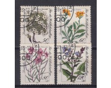 1983 - GERMANIA FEDERALE - BENEFICENZA FIORI 4v. - USATI - LOTTO/31373U 1983 - GERMANIA FEDERALE - BENEFICENZA FIORI 4v. - USATI - LOTTO/31373U