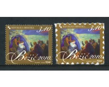 2010 - CROAZIA - NATALE  2v. - NUOVI - LOTTO/33129